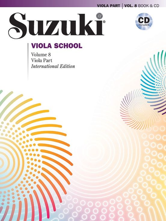 Suzuki Viola School, Volume 8 Viola Part with CD (International Edition)