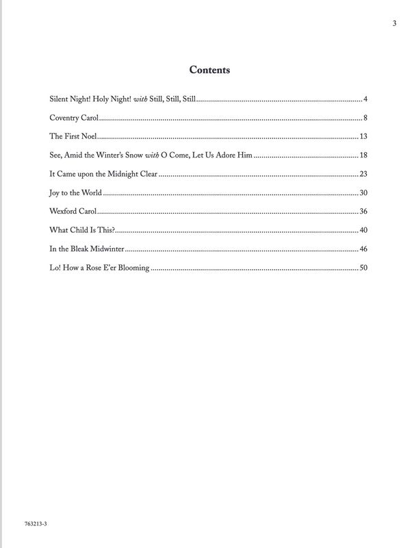 Quiet Christmas arr. Lloyd Larson - Carol Reflections for Solo Piano *