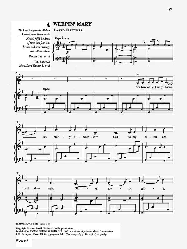 Sabbath Song, Volume 2 - Medium Low Voice