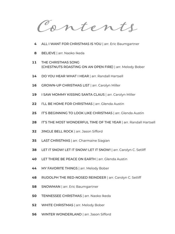 Christmas Pop Hits for Piano Solo