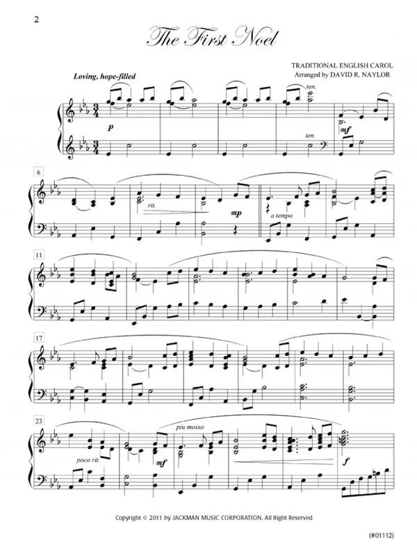 Christmas Festival - Piano Solos arr. David R. Naylor