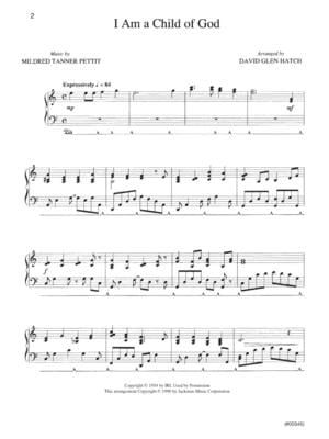 Favorite LDS Piano Solos, Book 1 by David Glen Hatch
