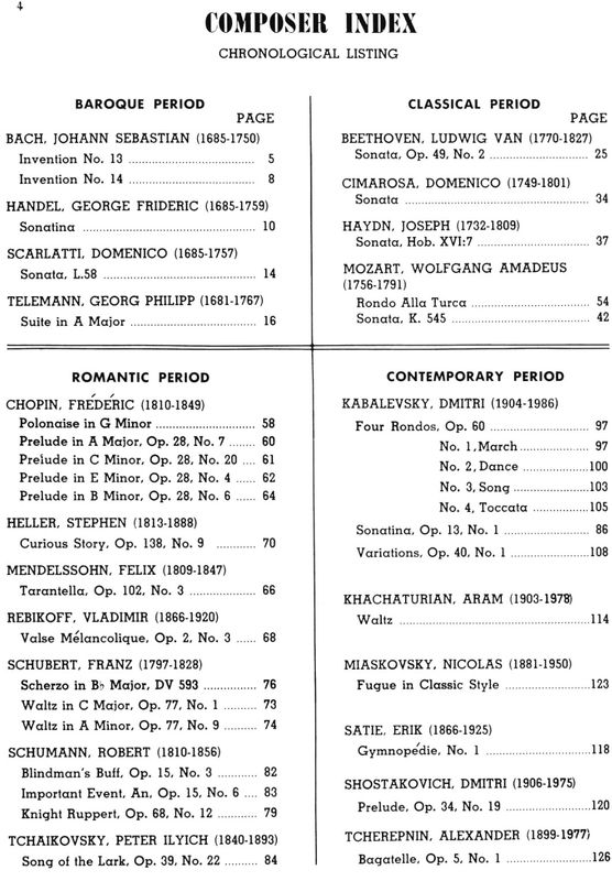 Bastien Piano Literature, Volume 4