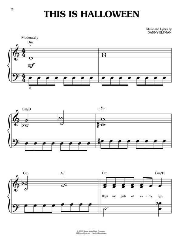 Nightmare Before Christmas - Big Note