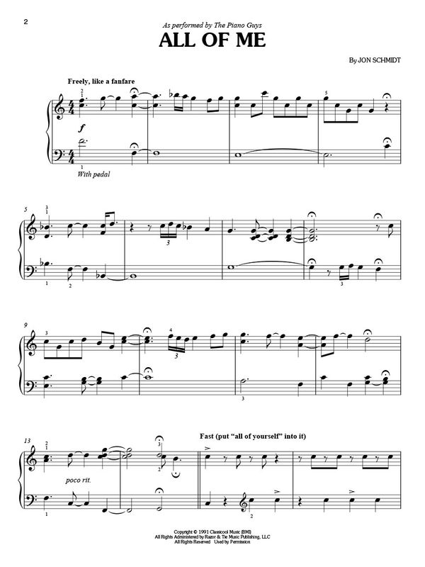 Piano Guys - Simplified Favorites, Volume 1 - Easy Piano | Cello