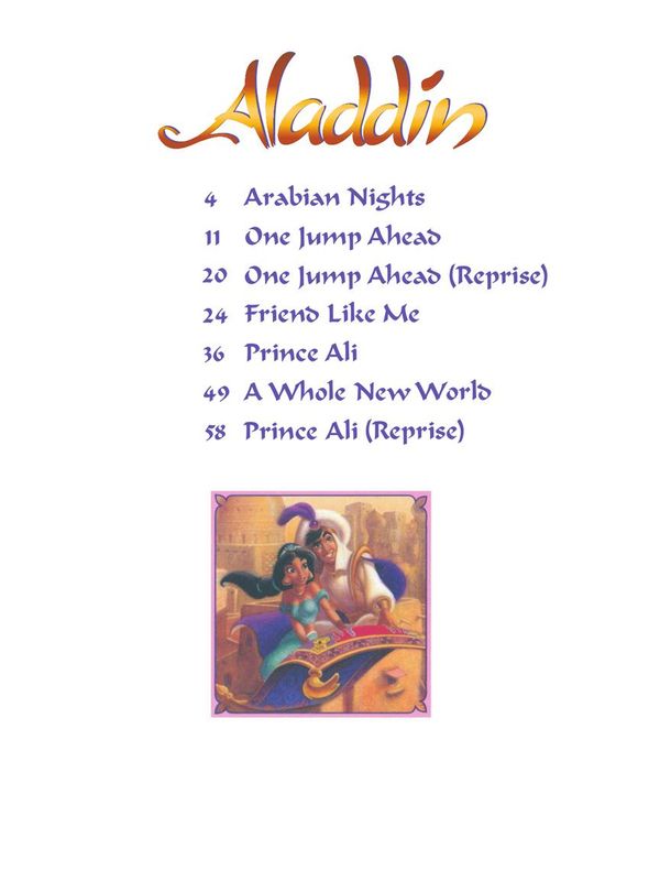 Aladdin Animated Movie PVG