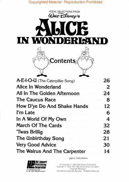 Alice in Wonderland PVG
