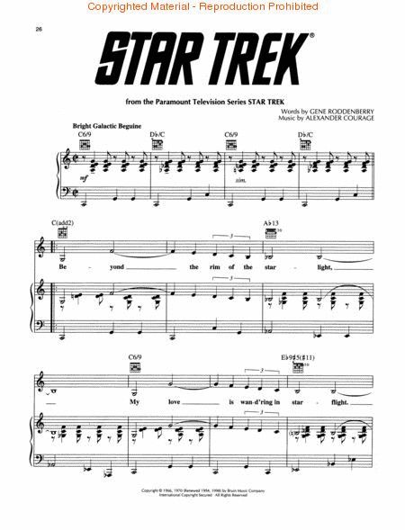 Star Trek - Complete Theme Music - Piano Solo