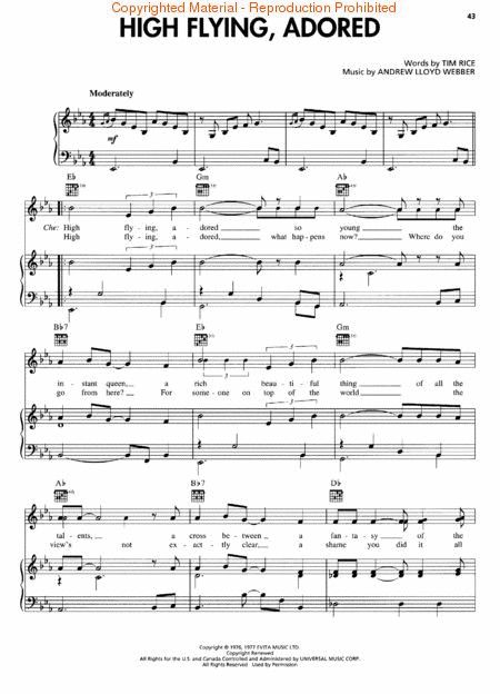 Evita - Musical Vocal Selections