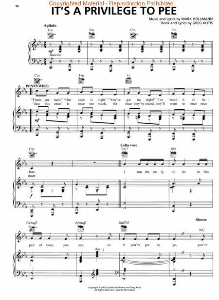Urinetown The Musical - Vocal Selections
