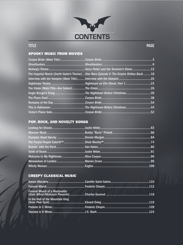 Halloween Songbook PVG