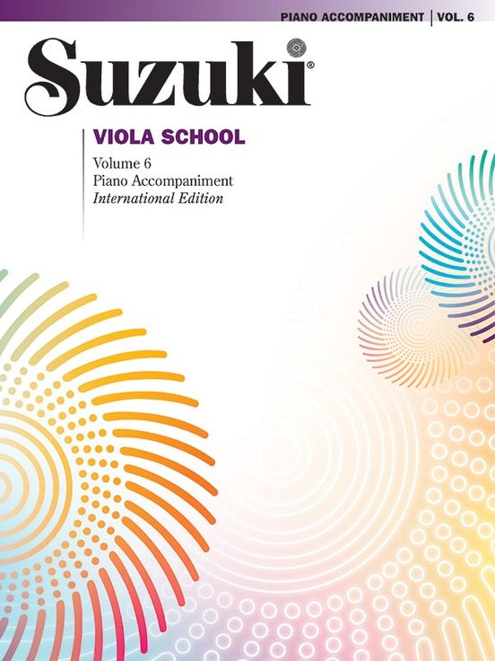 Suzuki Viola School, Volume 6 - Piano Accompaniment (International Edition)