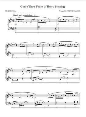 Treasures Vol. 2 - Intermediate LDS Hymns for Piano arr. Kristen Allred