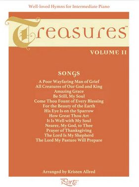 Treasures Vol. 2 - Intermediate LDS Hymns for Piano arr. Kristen Allred