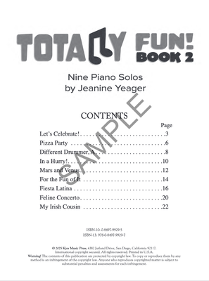 Totally Fun! Book 2 by Jeanine Yeager