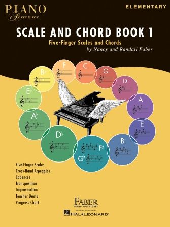 Piano Adventures Scale and Chord, Book 1 - Five-Finger Scales and Chords