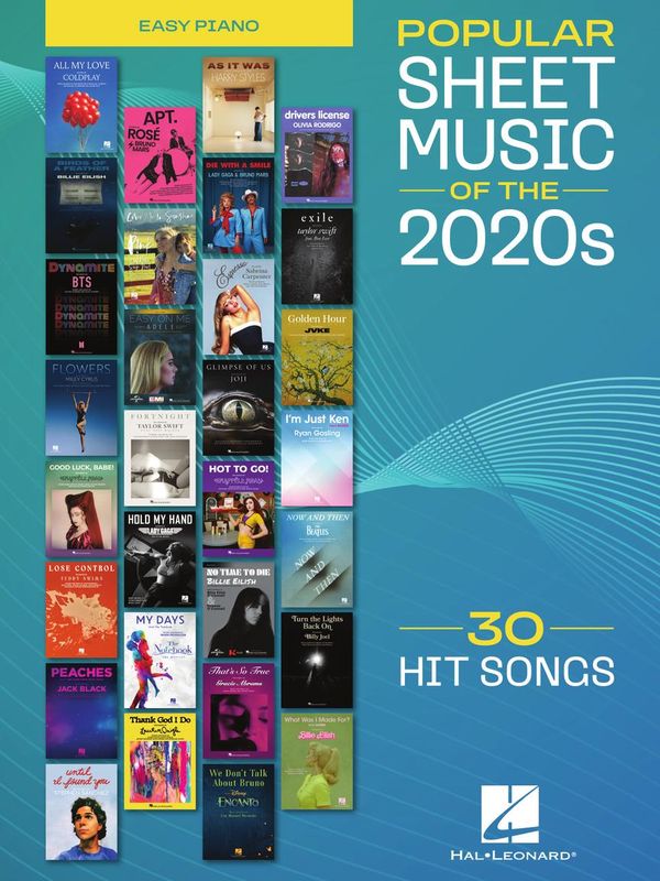 Popular Sheet Music of the 2020s - Easy Piano