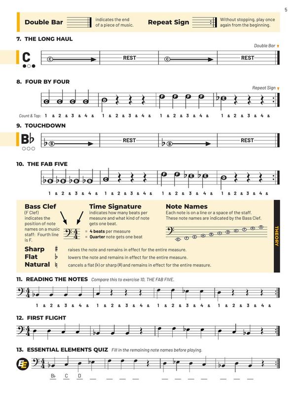 Essential Elements, Book 1 w/Online Resources - Baritone Horn B.C. *