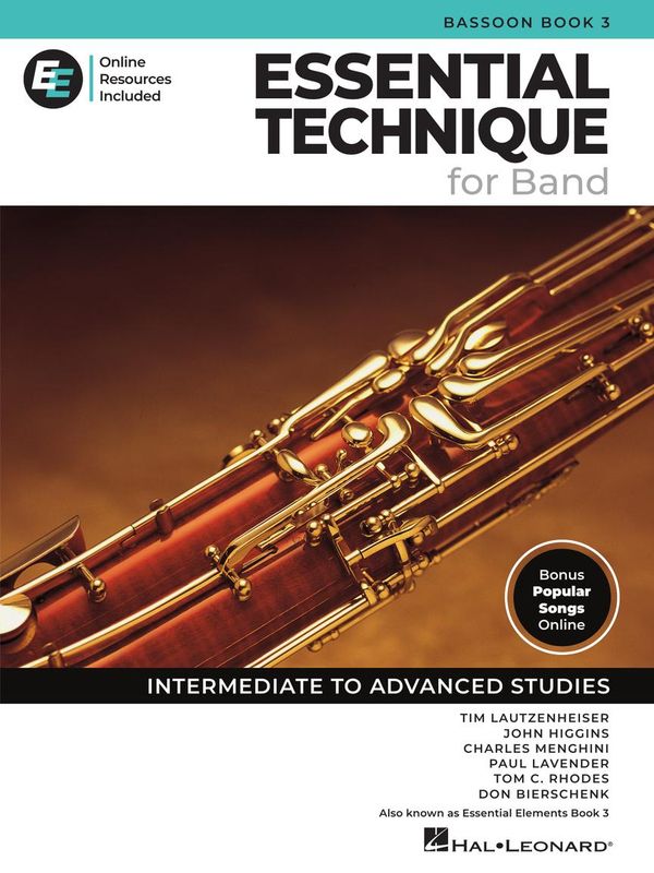Essential Technique, Book 3 w/Online Resources - Bassoon *