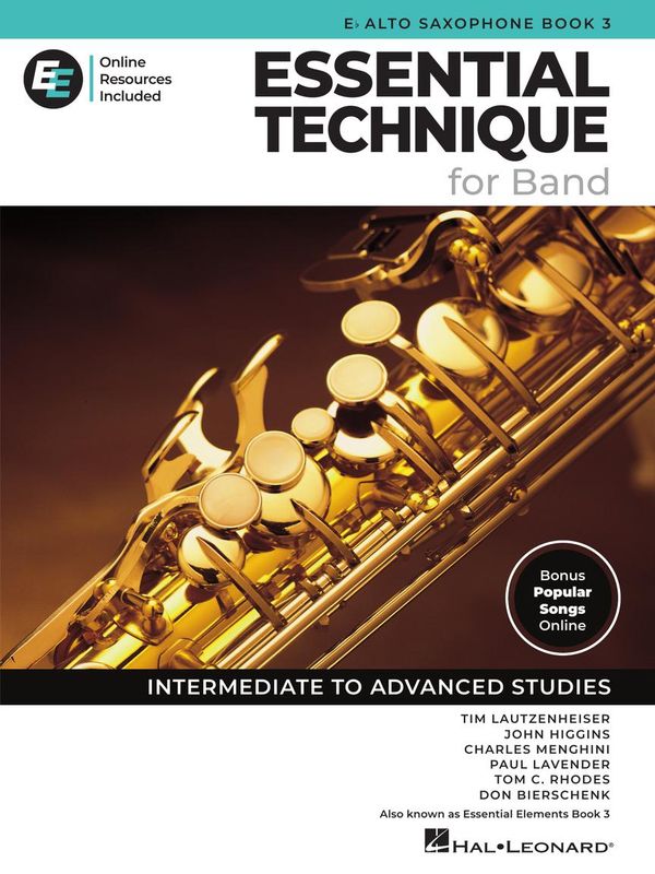 Essential Technique, Book 3 w/Online Resources - Alto Sax *