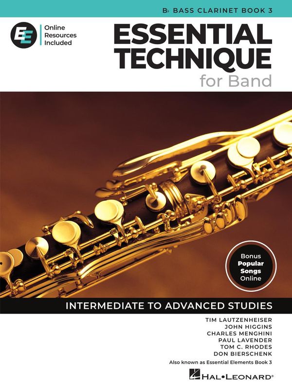 Essential Technique, Book 3 w/Online Resources - Bass Clarinet *