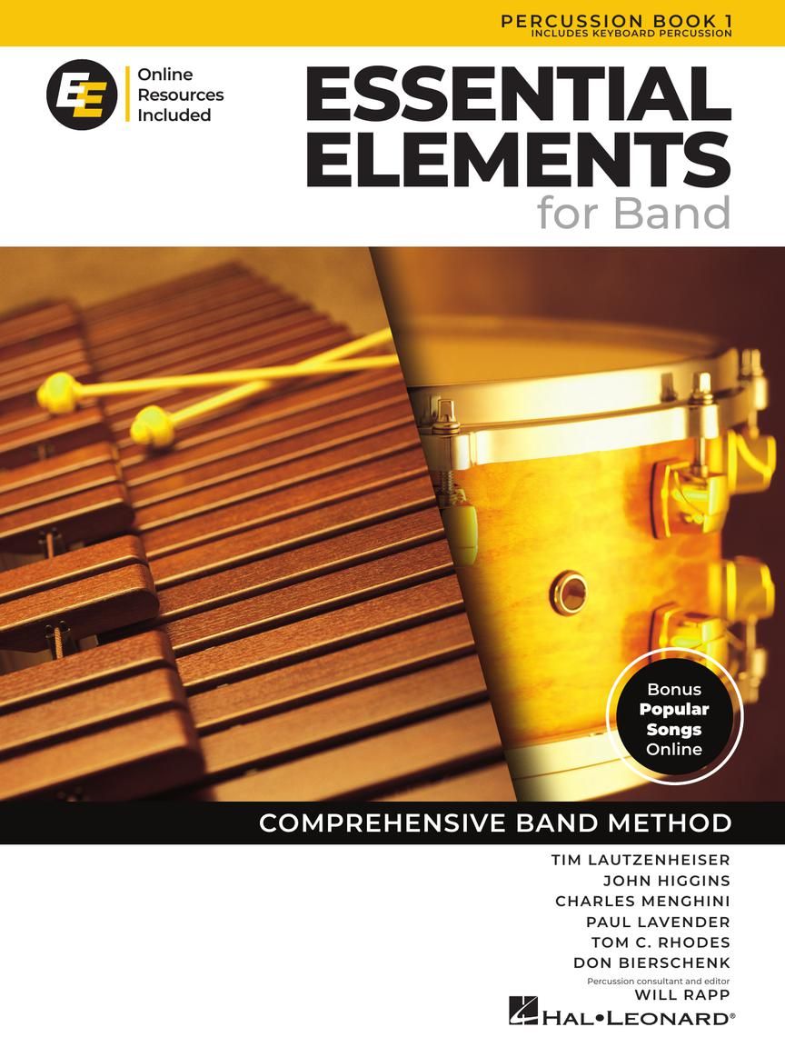 Essential Elements, Book 1 w/Online Resources - Percussion *