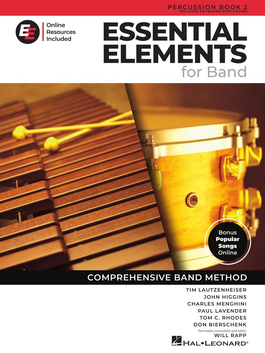Essential Elements, Book 2 w/Online Resources - Percussion *