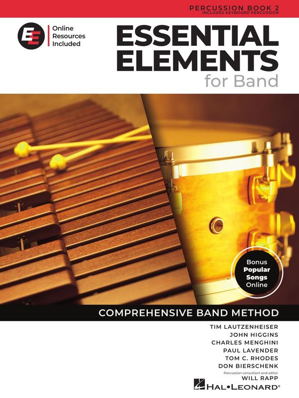 Essential Elements, Book 2 w/Online Resources - Percussion *