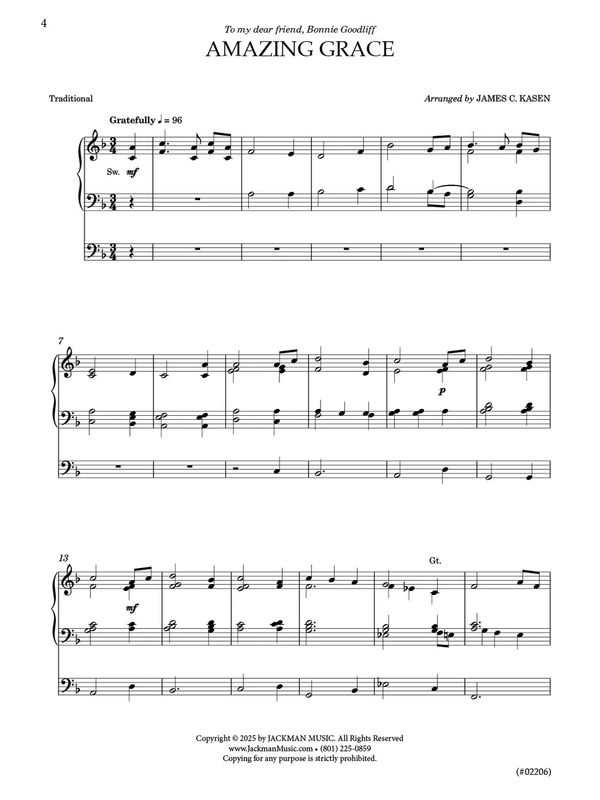 Organ Postludes, Vol. 10 arr. James C. Kasen