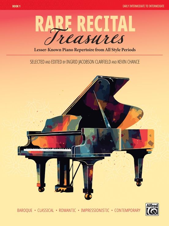 Rare Recital Treasures, Book 1 - Early Intermediate / Intermediate Piano Solos