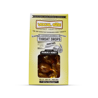 Vocal Eze Lemon Throat Drops - 20 Count Package