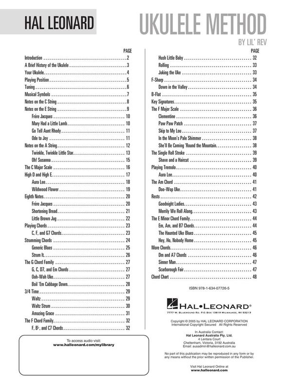 Hal Leonard Ukulele Method, Book 1 w/Audio Access
