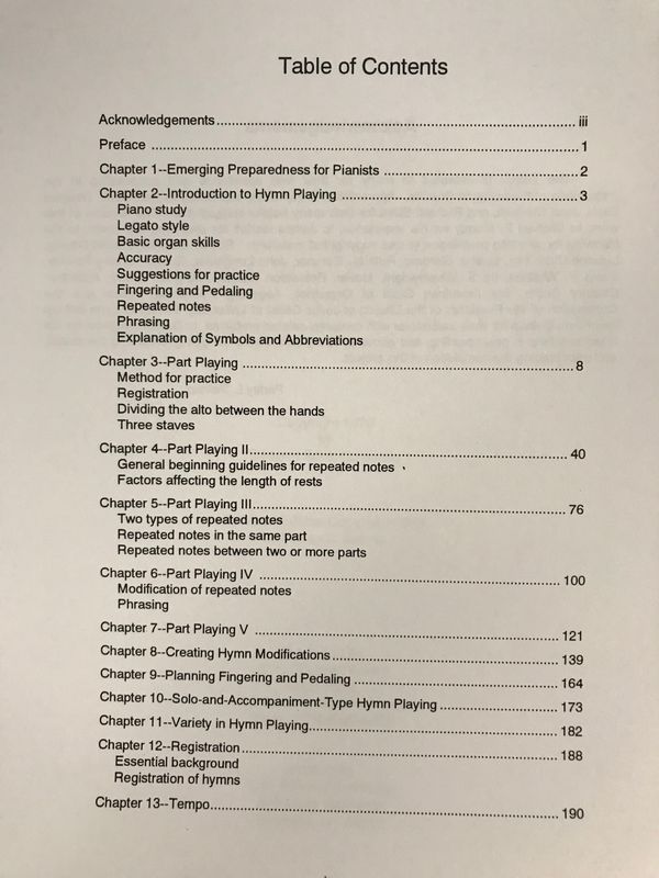 Hymn Studies for Organists by Parley L. Belnap