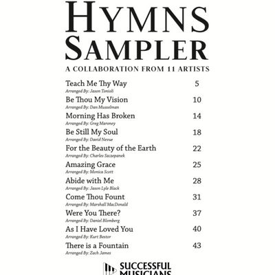 Piano Hymns Sampler, Volume 1 - compiled by Jason Tonioli