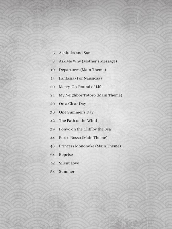 Joe Hisaishi Piano Solo Collection