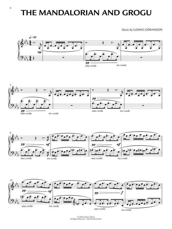 Star Wars: The Mandalorian and Grogu - Piano Solos