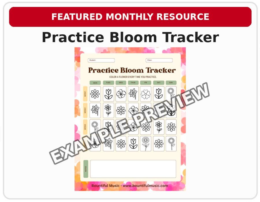 April Practice Bloom Tracker