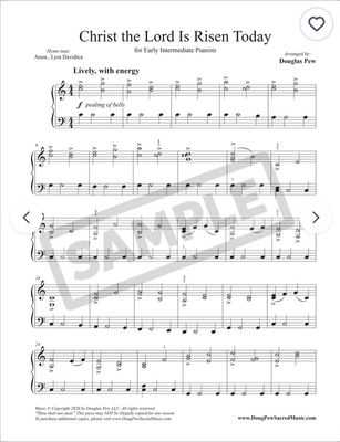 Atonement &amp; Resurrection: Hymns for Early Intermediate Pianists, Book 3 arr. Douglas Pew