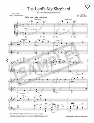 Beside Still Waters: Hymns for Early Intermediate Pianists, Book 2 arr. Douglas Pew