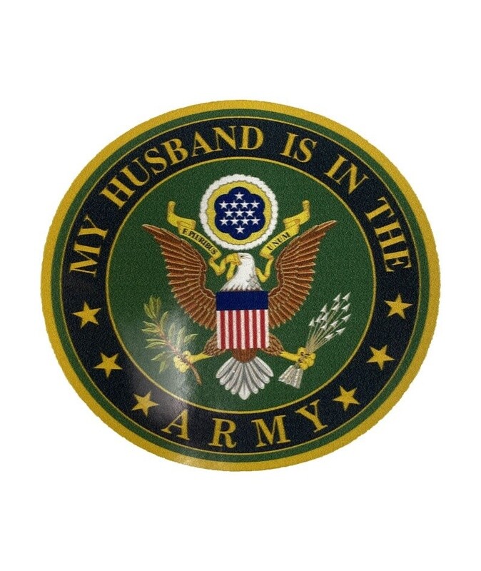 My Husband Is In The Army Decal