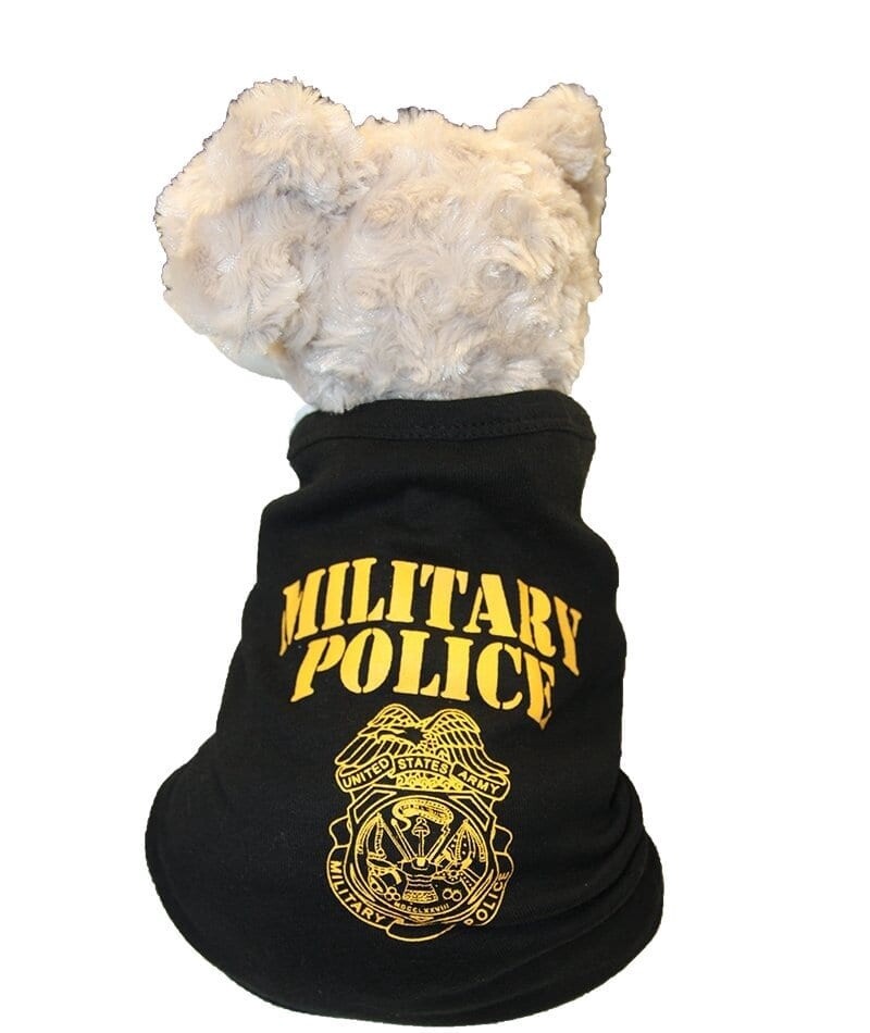 Doggie Skins Tank Top T-shirt with Military Police Badge