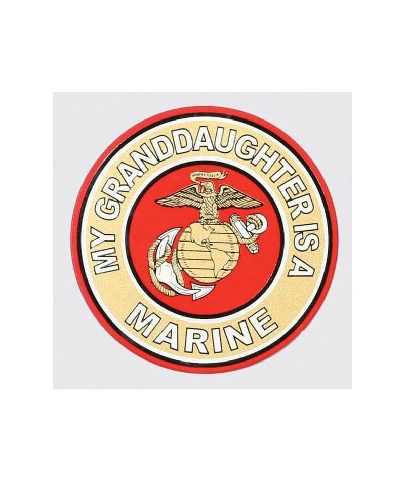 My Granddaughter is a Marine Decal
