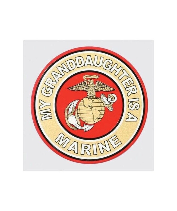 My Granddaughter is a Marine Decal