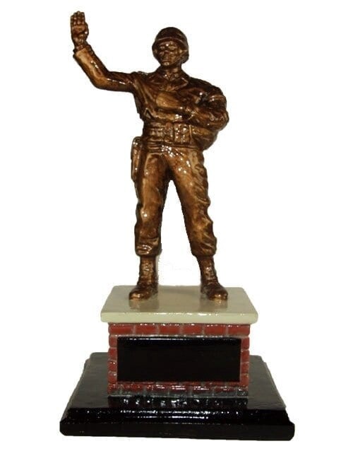 I11 - "Of The Troops For The Troops" WWII Miniature Statue