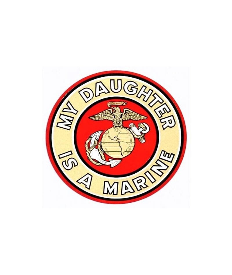 My Daughter is a Marine Decal