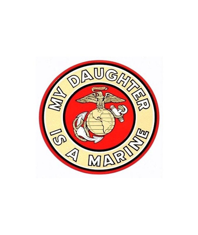 My Daughter is a Marine Decal