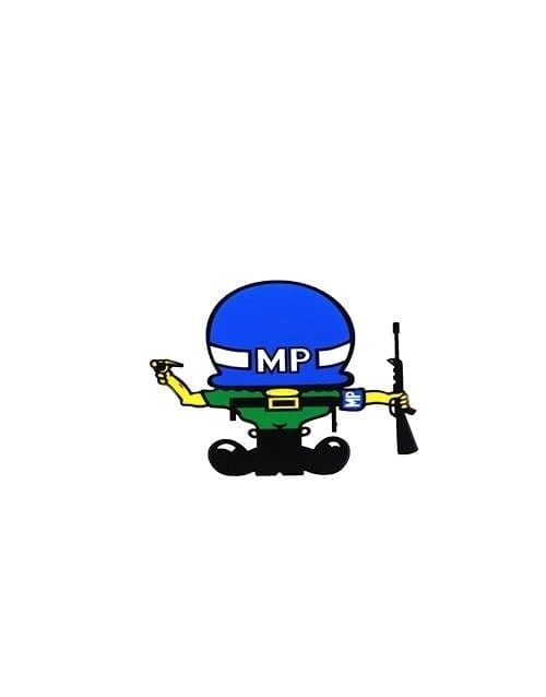 Military Police Shortie Decal