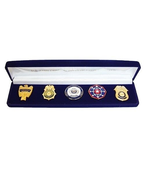 Criminal Investigation Division Commemorative Mini Badge Set
