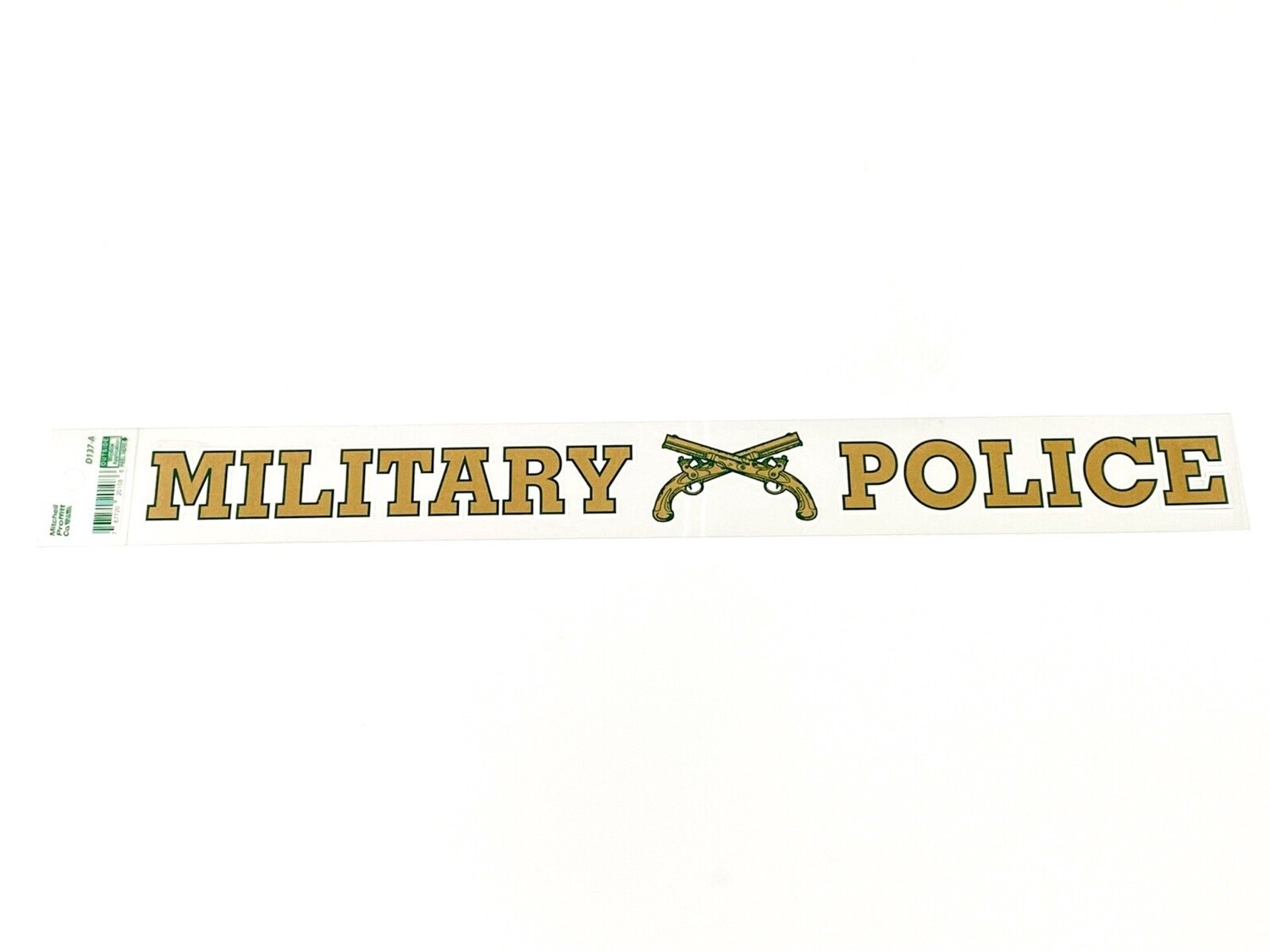 Clear Military Police Window Strip