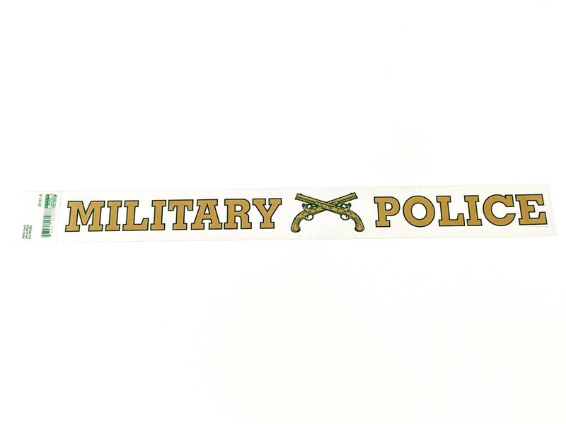 Clear Military Police Window Strip